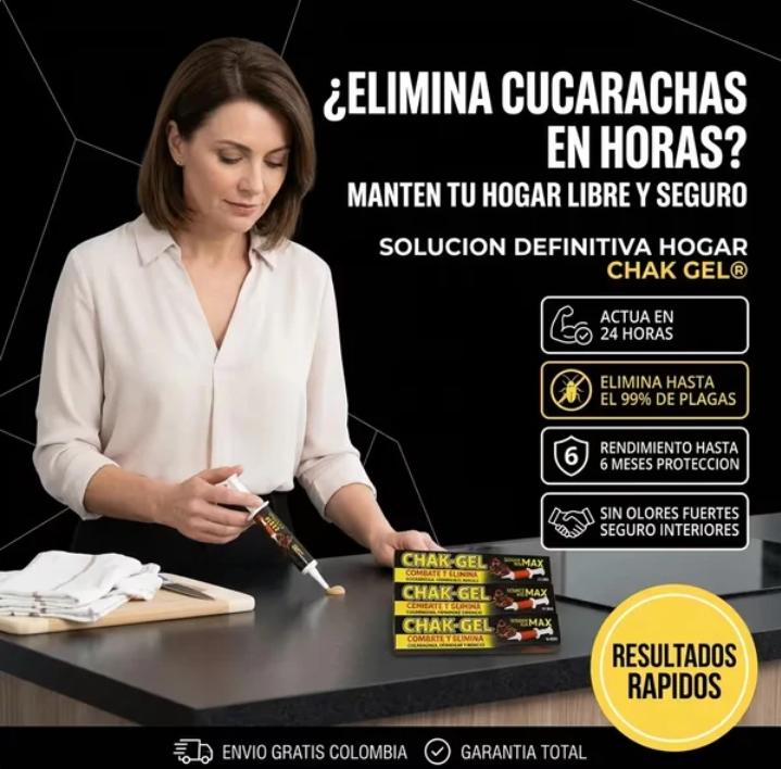 CHAK-GEL® LA SOLUCION CONTRA LAS CUCARACHAS