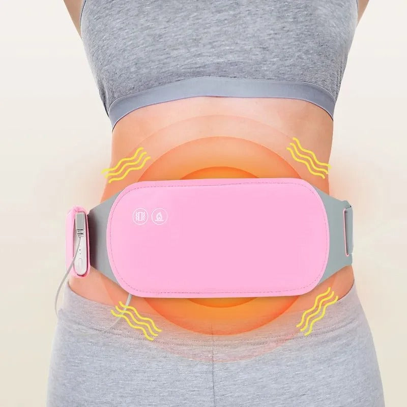 CINTURON TERMICO PORTATIL PARA COLICOS MENSTRUALES Y DOLOR ABDOMINAL