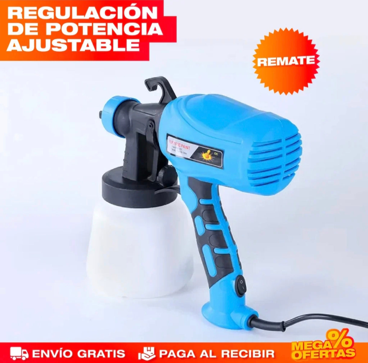 PISTOLA PULVERIZADORA DE PINTURA-ACABADO PERFECTO